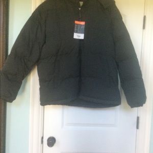 St. John’s Bay men’s XL puffer coat with hood new
